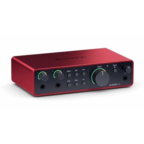 FOCUSRITE Scarlett 2i2 Studio 4th Gen студийный комплект (Scarlett 2i2 Gen, наушники, микрофон, ПО, микрофонный кабель)