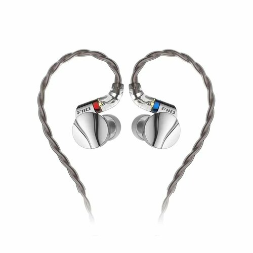 Проводные внутриканальные наушники FIIO FD15 серебристый аудиоразъём 35 мм и 44 мм сменный 12850₽