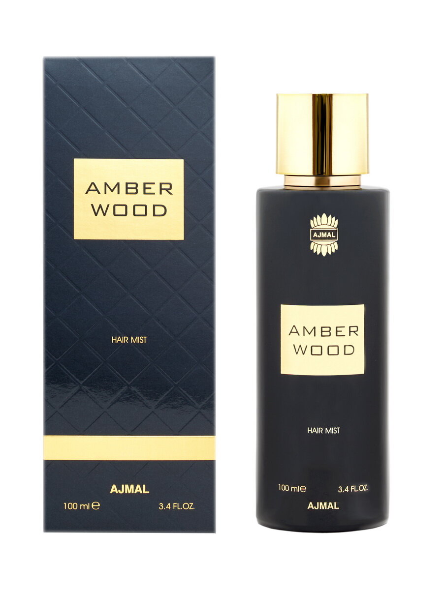 Парфюмированная вуаль для волос AJMAL NICHE AMBER WOOD  спрей 100 мл 
