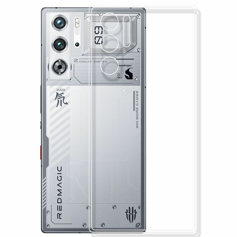 Чехол задняя-панель-накладка-бампер MyPads Tocco для Nubia Red Magic 9S Pro, ультра-тонкий из мягкого качественного силикона, прозрачный MyPads