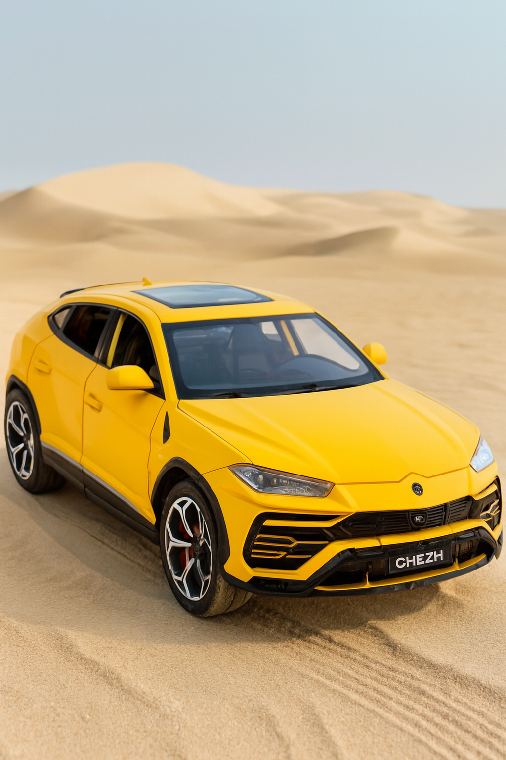 Металлическая машинка Lamborghini Urus с открывающимися дверями и светом-звуком