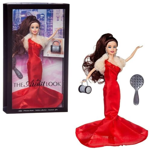 Кукла Junfa Atinil Модный показ (в красном платье-футляре) в наборе с аксессуарами 28см