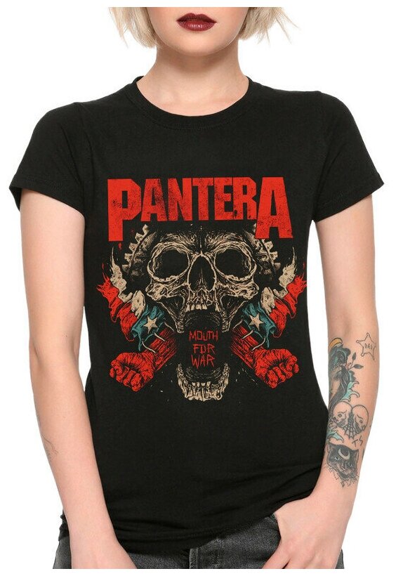 Футболка DreamShirts Pantera - Пантера Женская Черная 