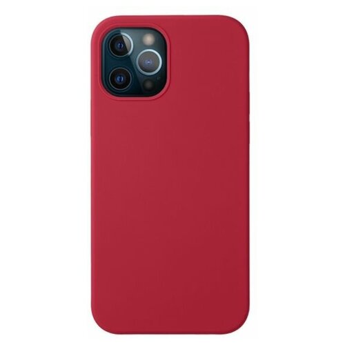 фото Накладка силикон deppa soft silicone case для apple iphone 12 pro/12 красный арт.87766