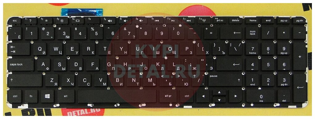 Клавиатура для ноутбука HP ENVY 15-j000 15T-J Envy 15Z-J Envy 17-J Envy 17T-J черная с русскими 1300₽