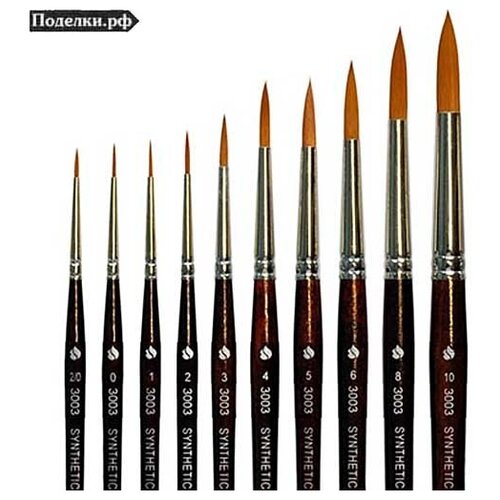 Кисть синтетика 3 круглая KSINK-3 2066773 Сжк-3 цена за 1 шт 303₽