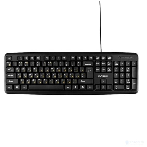 Гарнизон Клавиатура GK-100XL USB черный кабель 2м 165800₽