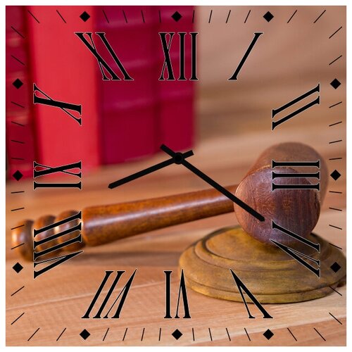 фото Svs настенные часы svs 4001706 судебный молот