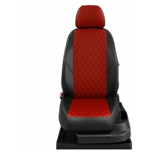 фото Чехлы для lifan x60 1 2011-2020 экокожа черный, красный автолидер lf11-0103-ec06-r-red avtolider1