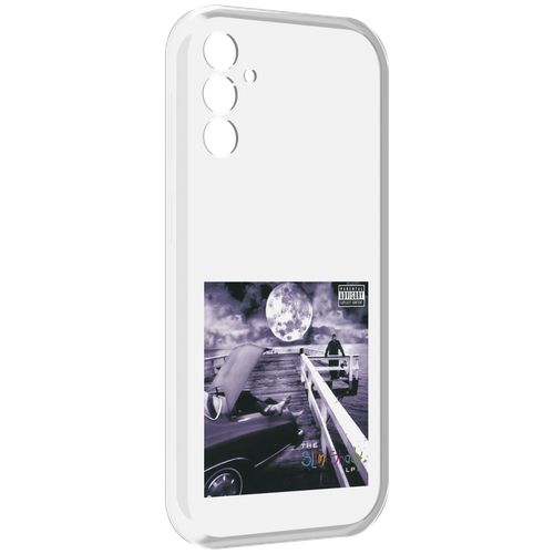 Чехол MyPads Eminem THE SLIM SHADY LP для Samsung Galaxy M13 задняя-панель-накладка-бампер