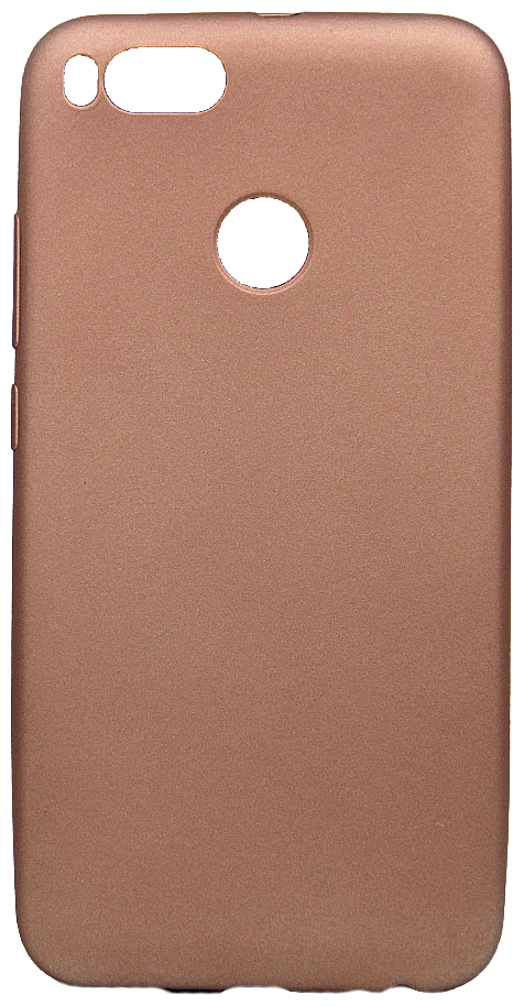 Силиконовый чехол Soft TPU матовый для Xiaomi Mi 5X/ Mi A1 розовое золото