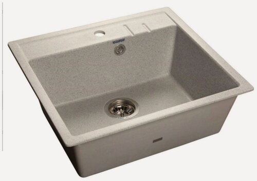 Изображение товара Врезная кухонная мойка 55.8 см, GranFest Quadro GF-Q560, серый