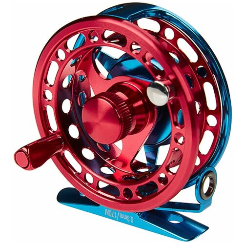 Катушка Higashi H-70 Blue/Red катушка для рыбалки инерционная higashi h 70 blue red