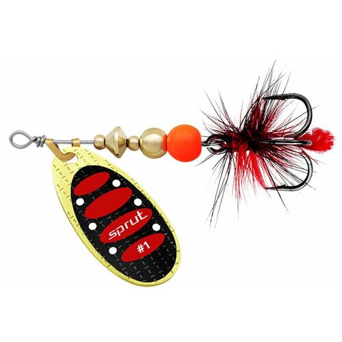 фото Блесна вращающаяся sprut caspia #1 gbkr