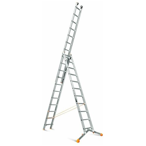 Лестница трехсекционная универсальная Ювелир Плюс 3х11 Эйфель