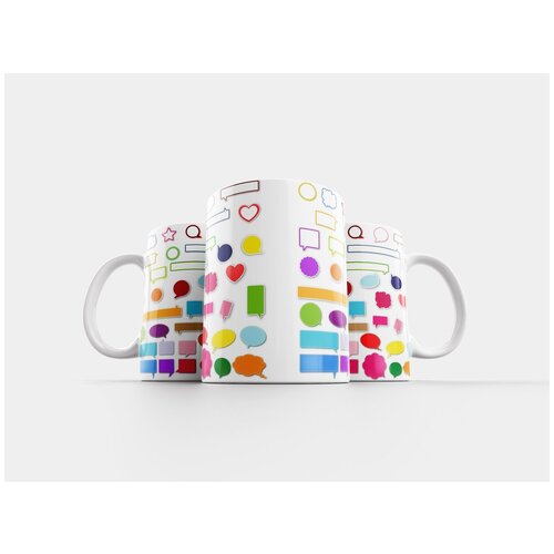 фото Кружка "речь, пузыри, дизайн" 320 мл lotsprints