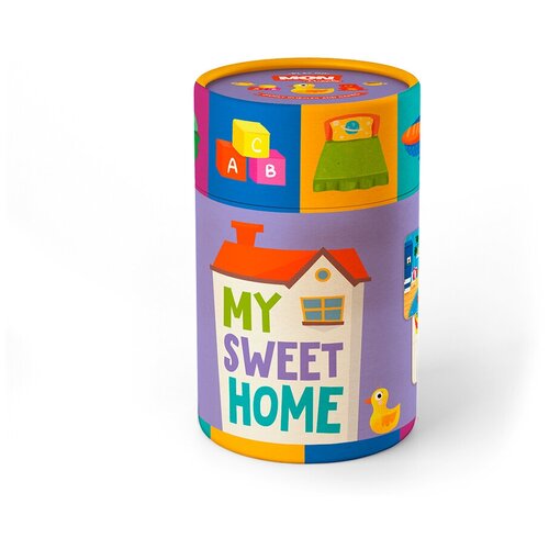 Игровой набор MON Puzzle "Мой дом", пазлы и карточки с заданиями