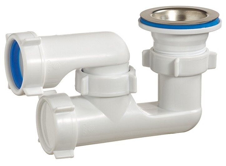 фото Трубный (коленный) сифон для душевого поддона, для ванны ORIO А-8258