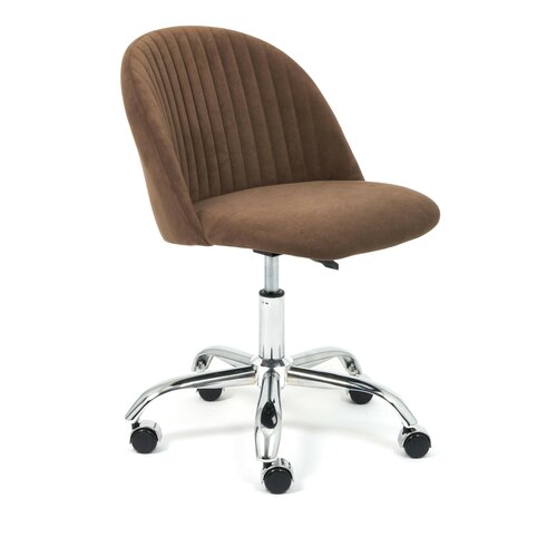 фото Компьютерное кресло tetchair melody флок коричневый 6