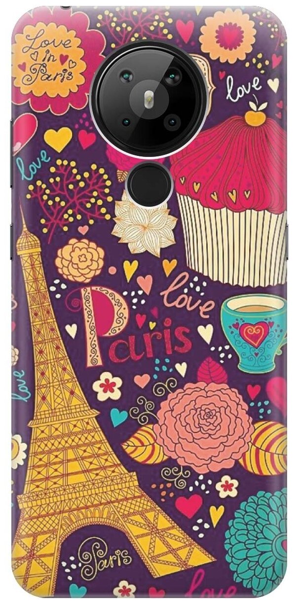 RE: PA Чехол - накладка ArtColor для Nokia 5.3 с принтом "Love in Paris"