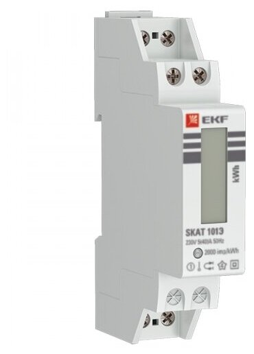 Счетчик электрической энергии модульный SKAT 101E/1 - 5(40) SDM - фотография № 3