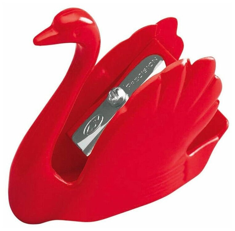 Точилка "Лебедь" STABILO Swan, красная