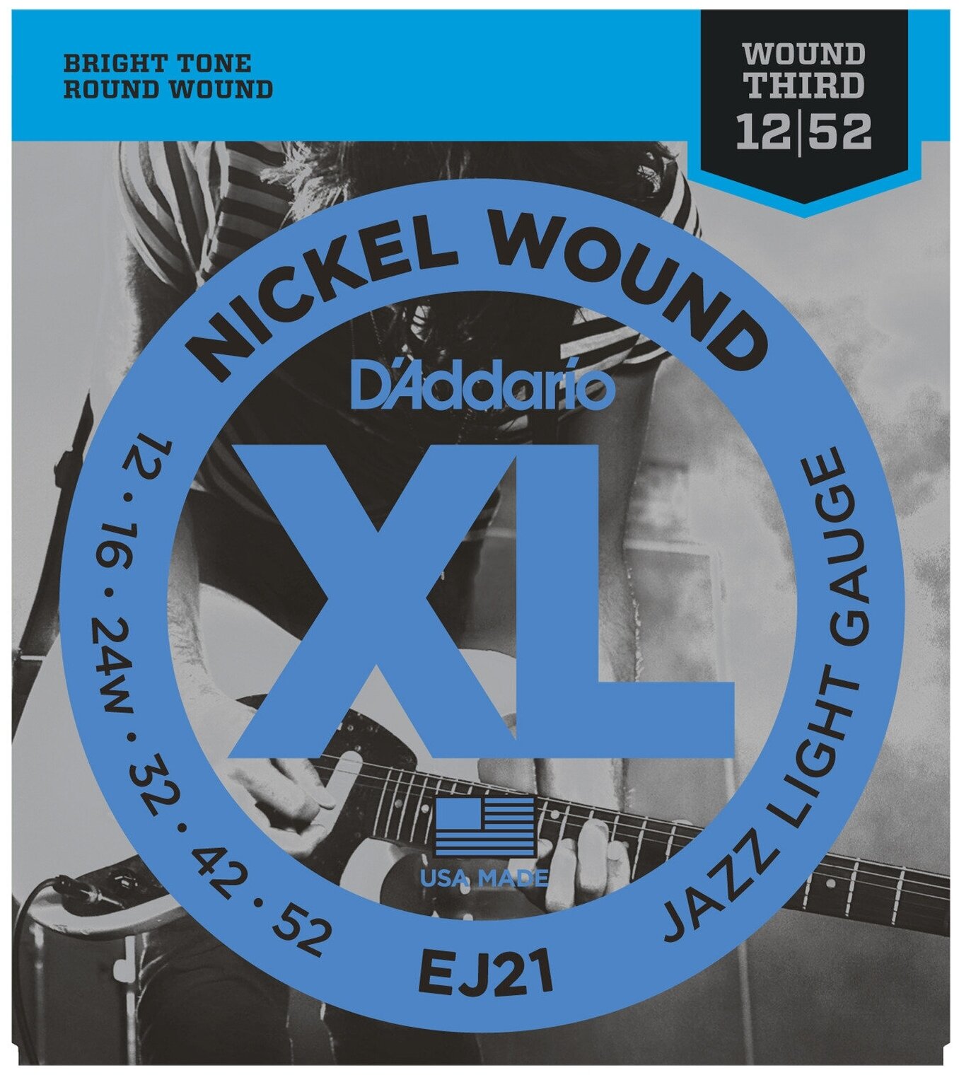 D'ADDARIO EPN21 Jazz Light 12-51 струны для электрогитары