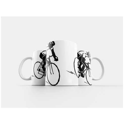 фото Кружка "гонка, быстрый, велосипед" 320 мл lotsprints