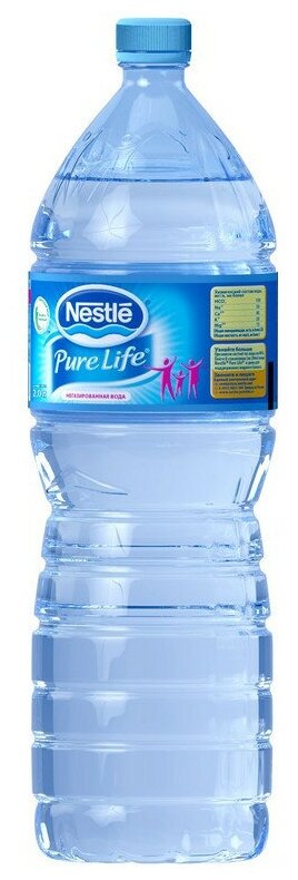 Nestle Pure Life негаз 2л./6шт. Пэт Нестле Пьюр Лайф - фотография № 3