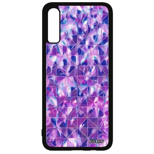 фото Защитный чехол для // samsung galaxy a70 // "плиточный мотив" квадрат треугольник, utaupia, розовый