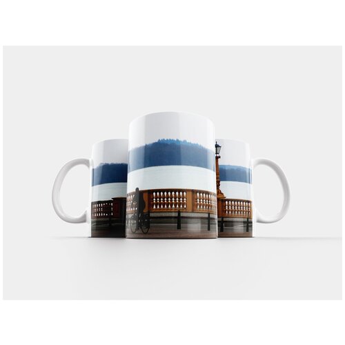 фото Кружка "велосипедист, прогулка, ездить на велосипеде" 320 мл lotsprints