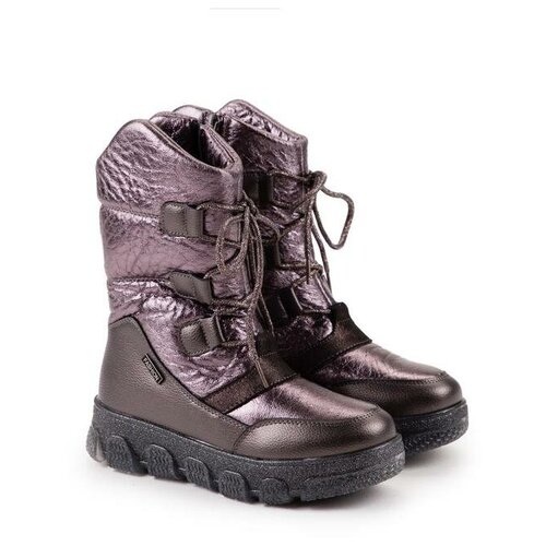 Дутики, цвет бронзовый, размер 34