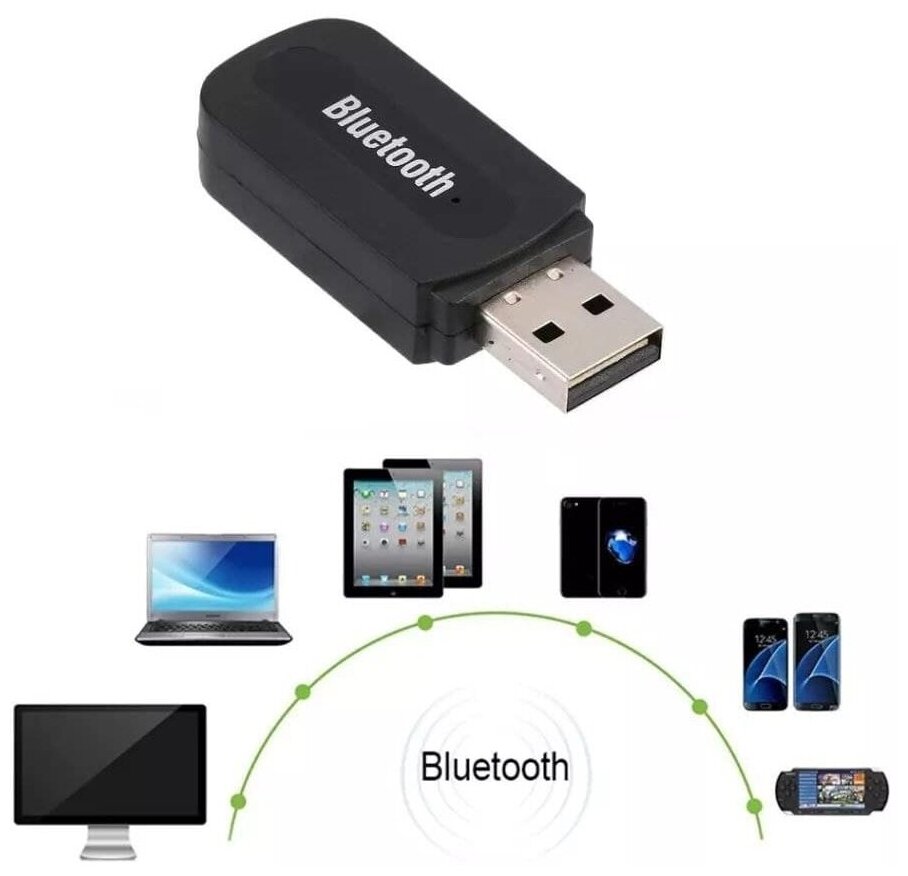 Bluetooth ресивер в AUX B02 (питание от USB отдает звук в AUX)