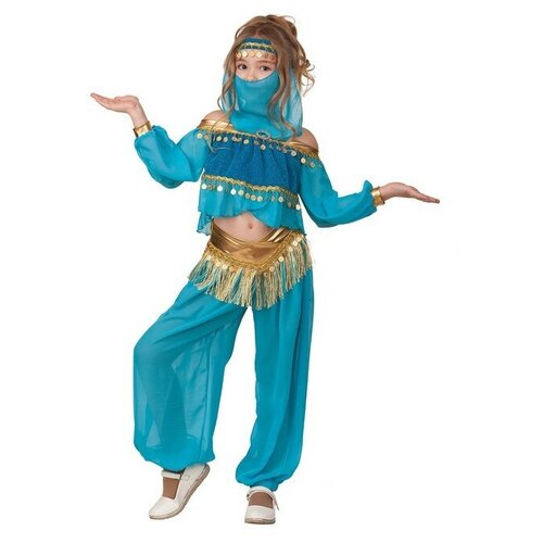 Карнавальный костюм Принцесса Востока, текстиль, р. 28, рост 110 см карнавальные костюмы для детей карнавальный костюм принцесса