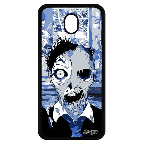 фото Стильный чехол на // galaxy j7 2017 // "зомби" дизайн оживший, utaupia, голубой