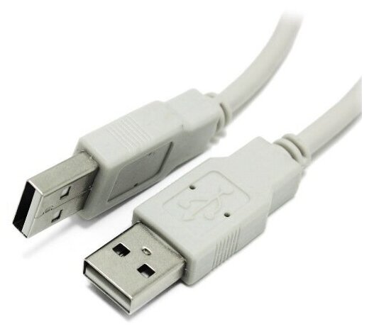 Кабель USB2.0 Am-Am 5Bites UC5009-010C соединительный - 1 метр, серый