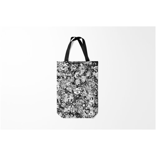 фото Сумка-шоппер / 31х42 см / аниме / ahegao ахегао с щупальцами burnettie