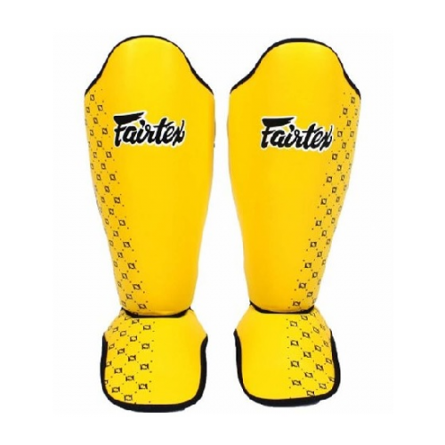 фото Защита на голень fairtex sp5 желтый (m)