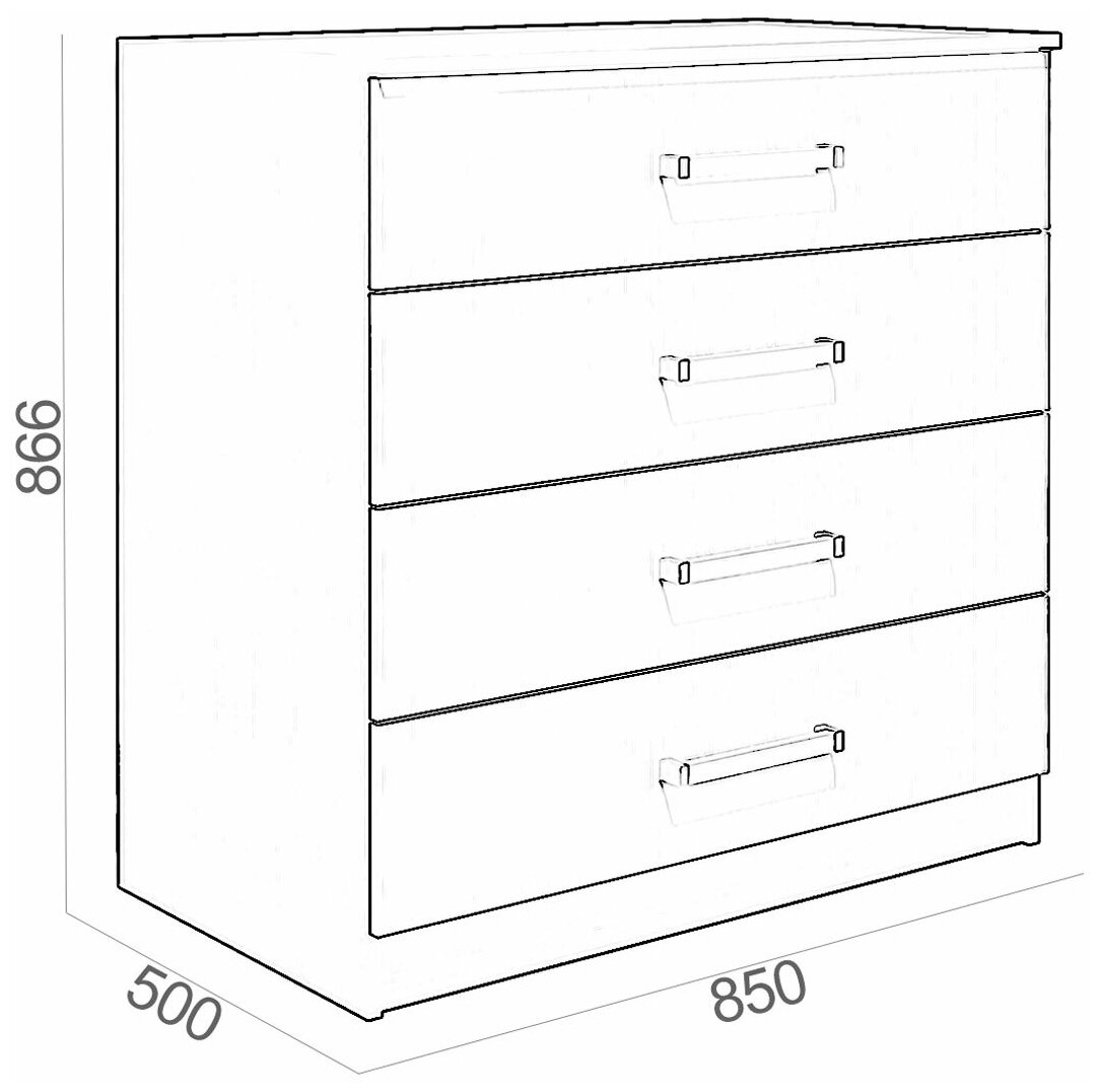 Комод Фиеста 850 венге/лоредо