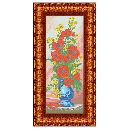 фото Набор для вышивания каролинка кбц 2004 цветы