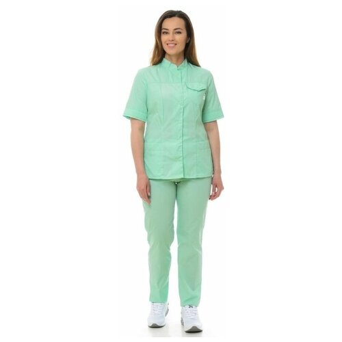 фото Костюм медицинский женский "марго" 107.1.55 (54/мята/тиси люкс) medicalwear