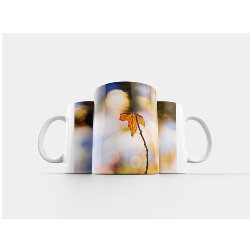 фото Кружка "лист, зима, золотой" 320 мл lotsprints