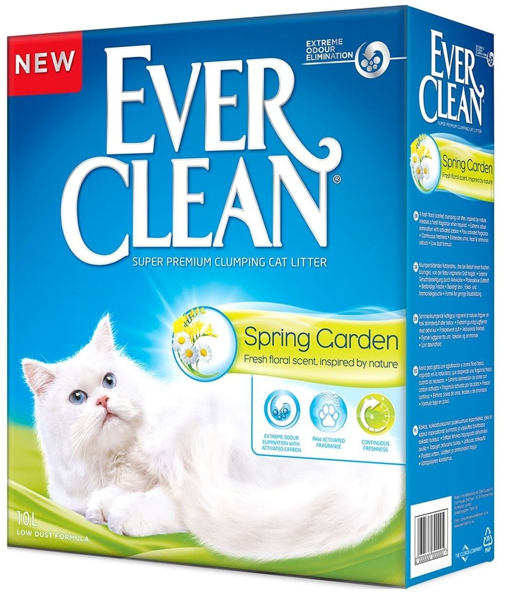 Комкующийся наполнитель Ever Clean Spring Garden 10л - фотография № 1