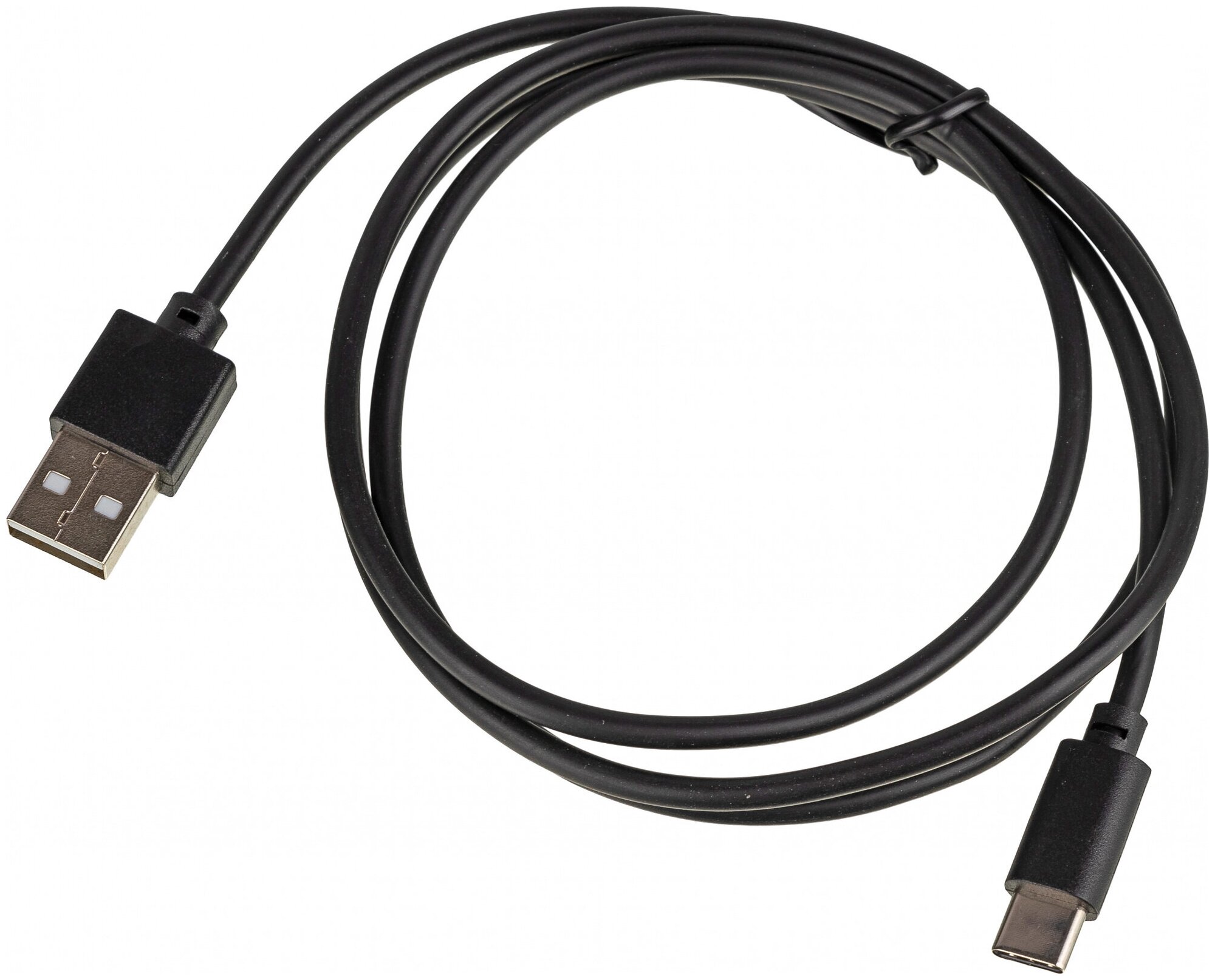 Кабель USB (m)-USB Type-C (m) 1м черный