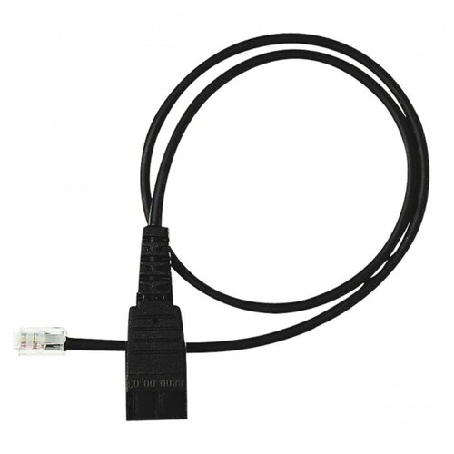 Переходник Jabra 8800-00-37 QD на RJ10, прямой, 50 см для Lucent Callmaster V, VI, Cisco 79xx and PLX A22