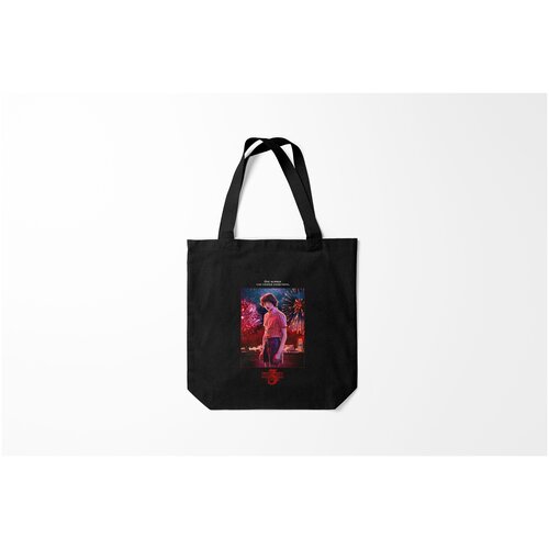 фото Сумка-шоппер / 40х40 см / сериалы / очень странные дела mike stranger things 3 burnettie