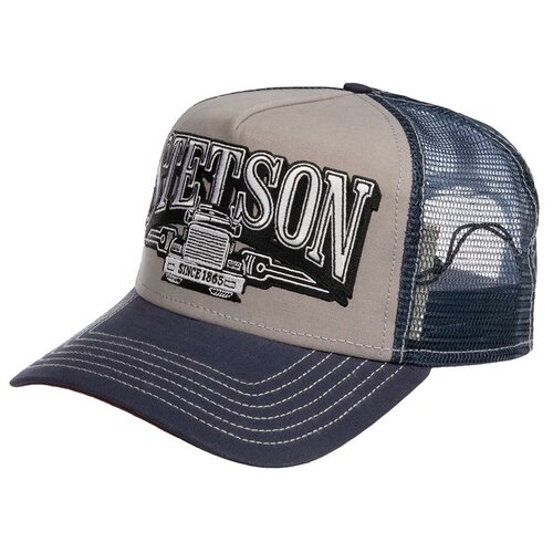 фото Бейсболка stetson арт. 7751166 trucker cap trucking (синий / серый), размер uni