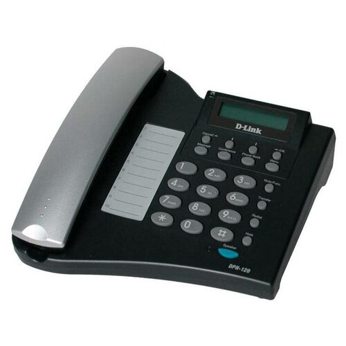 Телефон IP D-Link DPH-120S/F1B, черный voip телефон d link dph 120s f1b