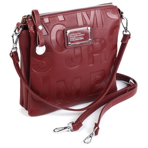 фото Женская кожаная сумка d-6289 д.ред decoratta