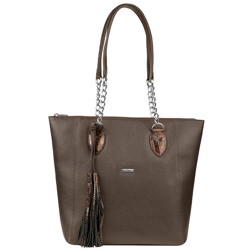 фото Женская сумка-тоут l'uccello из натуральной кожи